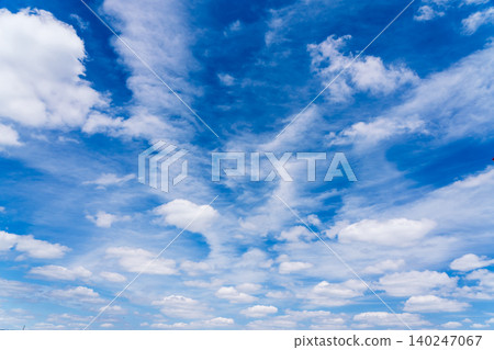 A cloudy summer sky, as the rainy season approaches. A cloudy summer sky, as the rainy season approaches. 140247067