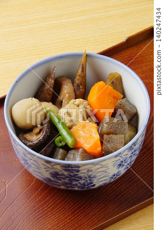 Chikuzen-ni Japanese food simmered dish Chikuzen-ni Japanese food simmered dish 140247434
