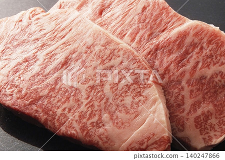 Japanese Black Wagyu Beef Steak (Marbled) Japanese Black Wagyu Beef Steak (Marbled) 140247866