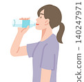 Women supplementing hydration 140247971