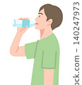 Men drinking water 140247973