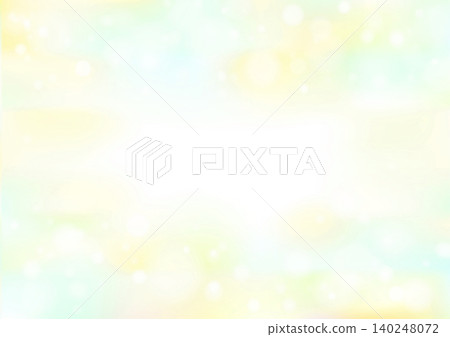 A fantastical wallpaper evoking the fresh greenery and sunlight. A frame for attracting wealth, good fortune, and spiritual healing. 140248072