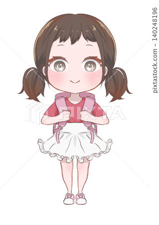 背著背包的女孩 背著背包的女孩 140248196