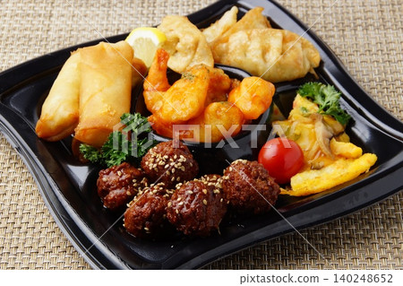 Assorted Chinese food Assorted Chinese food 140248652