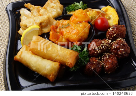 Assorted Chinese food 140248653