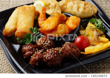 Assorted Chinese food Assorted Chinese food 140248655
