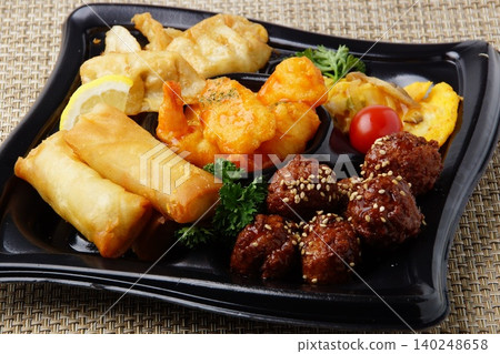 Assorted Chinese food Assorted Chinese food 140248658