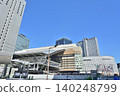 Urban landscape in front of the Osaka station 140248799