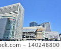 Urban landscape in front of the Osaka station 140248800