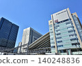 The buildings in front of Osaka Station in the morning 140248836