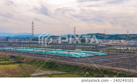April 30 2026 Sanriku Coast Expressway interchange with elevated roads and vehicles April 30 2026 Sanriku Coast Expressway interchange with elevated roads and vehicles 140249101