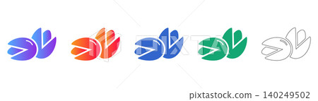 Pistachio Nut Icon Set in Gradient and Outline Styles icon set Pistachio Nut Icon Set in Gradient and Outline Styles icon set 140249502
