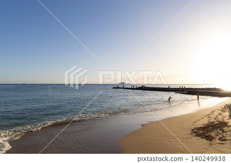 【夏威夷】威基基海灘日落 【夏威夷】威基基海灘日落 140249938