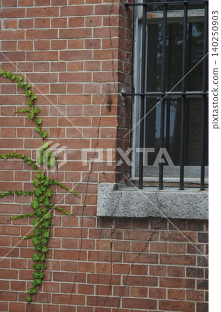 Bricks and windows of Nara Prison Museum Bricks and windows of Nara Prison Museum 140250903
