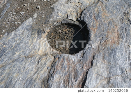 Holes and cracks in the bedrock Holes and cracks in the bedrock 140252036