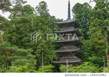 山形縣善寶寺的五重塔 140252061
