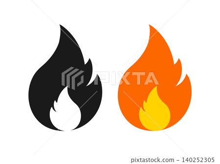 Burning Symbol Design Vector illustration 140252305