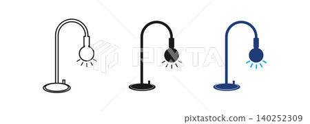 Interior Lighting and Home Decor Design Vector illustration Interior Lighting and Home Decor Design Vector illustration 140252309