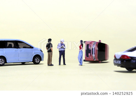 Traffic accident insurance accident scene image Traffic accident insurance accident scene image 140252925