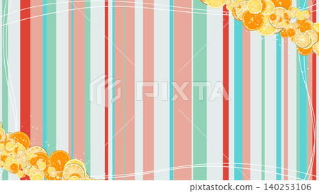 Summer-colored random stripe background Summer-colored random stripe background 140253106