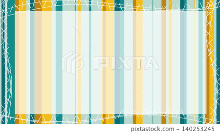 Summer-colored random stripe frame background Summer-colored random stripe frame background 140253245