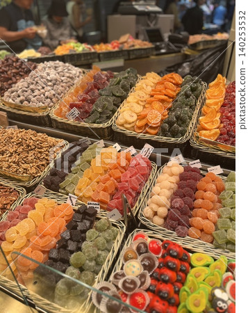 Barcelona Sant Josep Market, Jelly Stall Barcelona Sant Josep Market, Jelly Stall 140253532