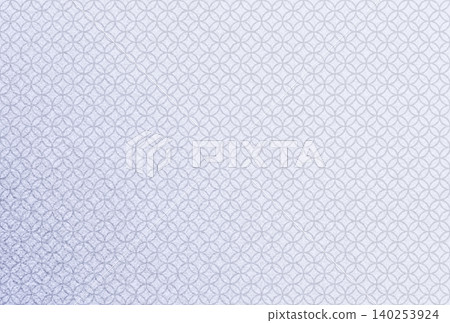 Image 8: A background image featuring a delicate, shimmering pale wisteria-colored pattern overlaid with a light blue Shippo (seven treasures) design. 140253924