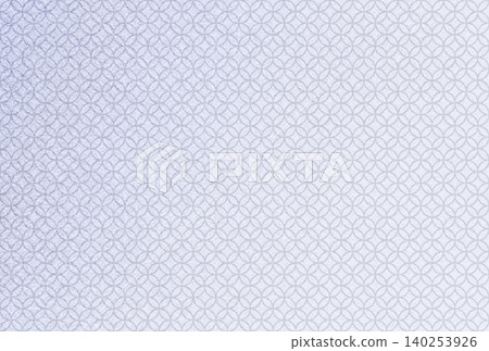 Background image 10: A delicate, shimmering pale wisteria-colored pattern overlaid with a light blue Shippo (seven treasures) design. 140253926