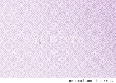 Background image 11: A delicate, sparkling pale purple pattern overlaid with a light purple Shippo (seven treasures) design. 140253999