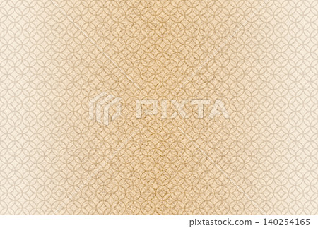 Image 19: A background image featuring a delicate, sparkling light brown pattern overlaid with a light brown Shippo (seven treasures) design. 140254165