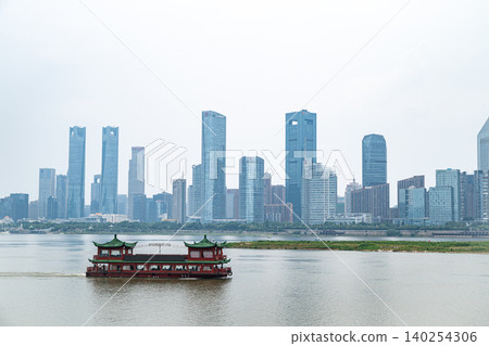 中國江西省南昌市街景 140254306