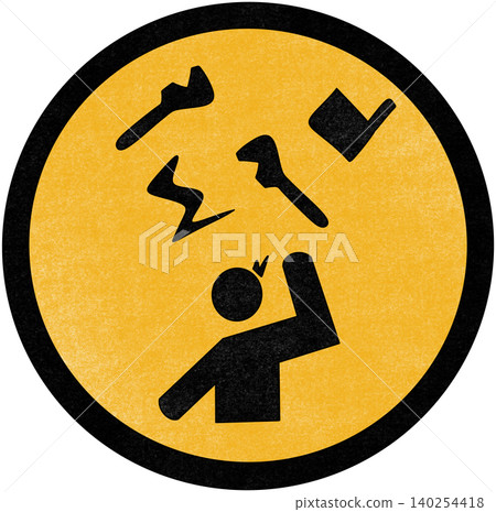 falling object icon falling object icon 140254418