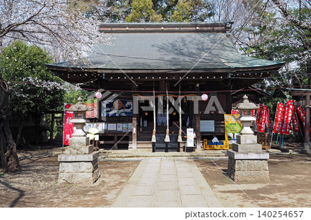 Tagoyama Fujizuka, the shrine building of Shikishima Shrine (Shiki City, Saitama Prefecture) Tagoyama Fujizuka, the shrine building of Shikishima Shrine (Shiki City, Saitama Prefecture) 140254657