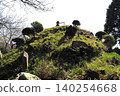 田後山富士塚（富士山微縮模型）：從地面眺望山頂（埼玉縣志貴市） 140254668