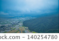 這是富山縣黑部川沖積扇的景象，隨著雨季臨近，這裡的空氣中含有大量的水蒸氣。 140254780