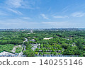 Urban green spaces and skyline 140255146