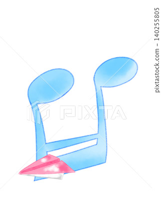 Musical notes with paper airplanes attached 140255805