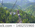 【日蓮宗總本山】從纜車上眺望久遠寺【身延山索道】 【日蓮宗總本山】從纜車上眺望久遠寺【身延山索道】 140255960