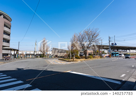 從京王讀賣樂園站南側眺望，車站正前方，東京稻城市矢野口 140257783