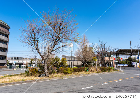 京王讀賣陸地站南側,車站正前方景色,東京都稻城市矢野口 京王讀賣陸地站南側,車站正前方景色,東京都稻城市矢野口 140257784