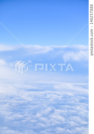 Stunning cloudscape, blue sky with white clouds. Nature scene. Nature background. Stunning cloudscape, blue sky with white clouds. Nature scene. Nature background. 140257888