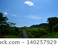 Blue sky and early summer mountains 140257929
