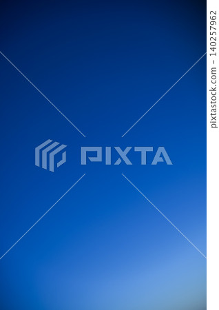 Clear blue sky with no clouds. Sunny day. Nature concept. For background use. 140257962