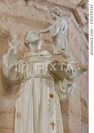 Saint Anthony of Padua statue with Child Jesus in Hautvillers church Saint Anthony of Padua statue with Child Jesus in Hautvillers church 140259142