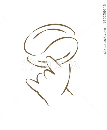 A Baker Hand Gently Holding A Freshly Baked Round Bun Vector Illustration A Baker Hand Gently Holding A Freshly Baked Round Bun Vector Illustration 140259646