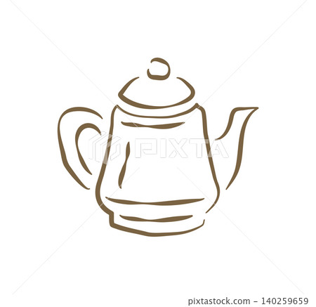 A Classic And Elegant Teapot Or Coffee Pot For A Tea Party Vector Illustration A Classic And Elegant Teapot Or Coffee Pot For A Tea Party Vector Illustration 140259659