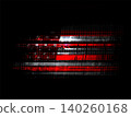 US Independence Day. Abstract element with the American flag in grunge style on a black background 140260168