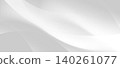 Abstract white grey background with grey curve decoration, minimalist geometric design 140261077