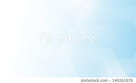 Blue and White abstract hexagon wave lines background. Modern minimalist clean designs Blue and White abstract hexagon wave lines background. Modern minimalist clean designs 140261078