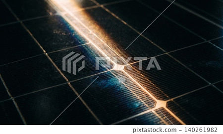 Solar Panel Cell Detail Solar Panel Cell Detail 140261982